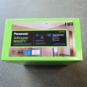 Panasonic Whisper Mighty Fan in Green Box